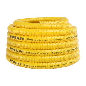 Eletroduto Corrugado Fortlev 25mm x 10m