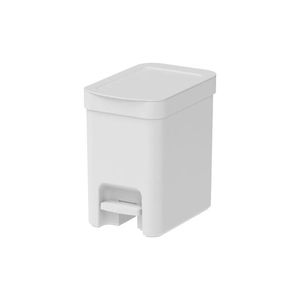Lixeira com Pedal Trium Branca 6L - OU
