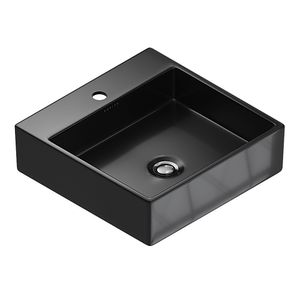 Cuba Apoio Quad Com Mesa 41X41X12cm Preta Taut Kohler