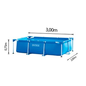 Piscina Retangular de Armação 3.834L - Intex
