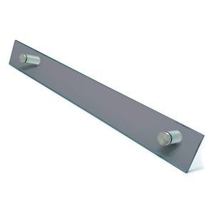 Kit de Acessórios para Banheiro Luxo Retangular com 5 Peças em Vidro e Inox Fumê - Karppi