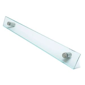 Kit de Acessórios para Banheiro Luxo Retangular com 5 Peças em Vidro e Inox Incolor - Karppi