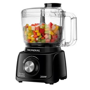 Mini Processador Mondial Turbo Pratic Preto 300W 220V MP-16-B