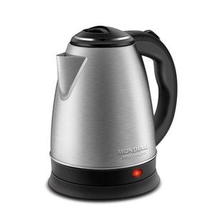 Chaleira Elétrica Mondial Pratic 2 Litros Preto/Inox 1200W 220V  CE-06