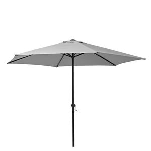 Ombrelone sem Base com Alavanca Artic Branco 2,7M - Hasiera