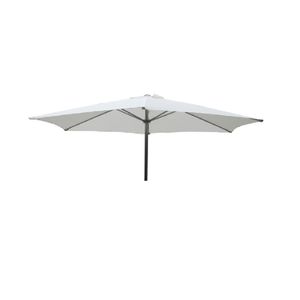 Ombrelone sem Base com Alavanca Artic Branco 2,7M - Hasiera