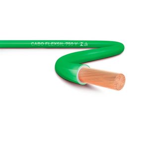 Cabo Sil FlexSil 750 V 50m Verde 10mm²
