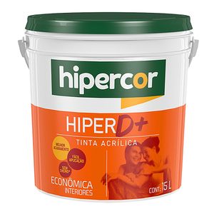 Tinta Hipercor Econômica Hiper Demais Acrílica Branco Neve 15L