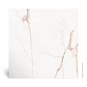 Porcelanato Marmorizado Retificado Polido Paonazzo Branco Tipo A 74X74CM - 01040001002PMT - Elizabeth