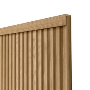 Acabamento em L para Painel Ripado em MDF com 4 Peças Carvalho 2,70MT - Linea