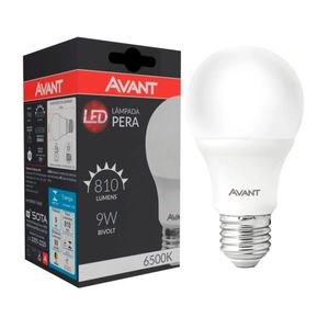 Lâmpada LED Bulbo E27 9W Luz Branca 6500K Bivolt  - 335401378 - Avant