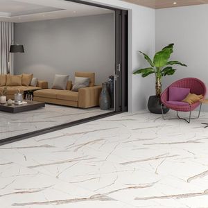 Piso Marmorizado Retificado Polido Itapua Tipo A 79X79Cm - PPI79080R - Incenor