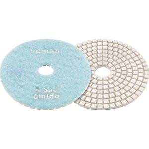 Disco De Lixa Diamantado Vonder Com Costado Em Pluma 4" Grão 400