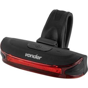 Lanterna Traseira Para Bicicleta Vonder Baterial De Lítio Recarregável