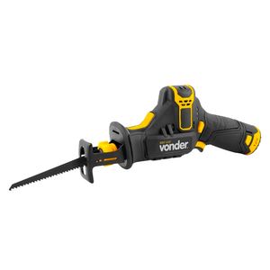 Serra Sabre Bivolt Automático à Bateria 2700GPM SSV122 Preta e Amarelo 12V - 60.01.122.000 - Vonder