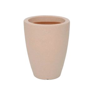 Vaso para Plantas em Polietileno Malta Cone Granito Areia 25X32CM - R.0154.025.032.11 - Vasart