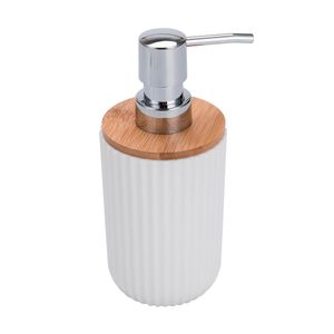 Dispenser para Sabão em Poliresina Branco - ECO3178 - Hasiera