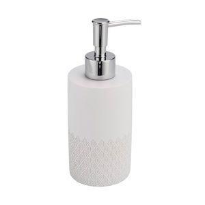 Dispenser para Sabão em Poliresina Branco - ECO3164 - Hasiera