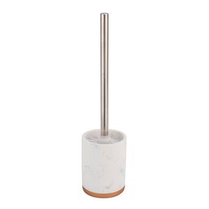 Escova Sanitária com Suporte em Poliresina Mármore Branco - ECO3155 - Hasiera