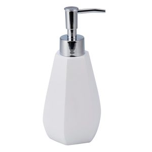 Dispenser para Sabão em Poliresina Branco - ECO3191 - Hasiera