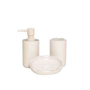 Kit para Banheiro 3 Peças Branco - Hasiera