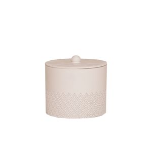 Porta algodão em Poliresina Branco - ECO3169 - Hasiera