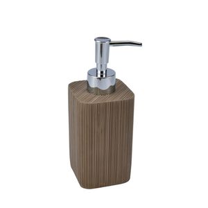 Dispenser para Sabão em Poliresina Marrom - ECO3138 - Hasiera