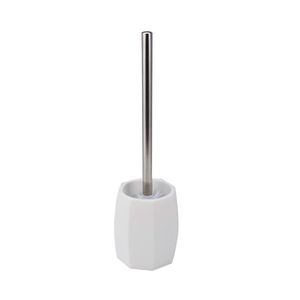 Escova Sanitária com Suporte em Poliresina Branco - ECO3194 - Hasiera