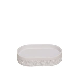 Porta Sabonete em Poliresina Branco - ECO3167 - Hasiera