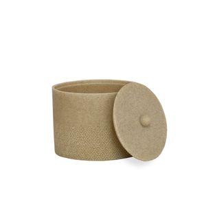 Porta algodão em Poliresina Nude - ECO3176 - Hasiera