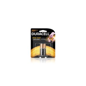 Pilha Alcalina Duracell Aaa - 2 Unidades