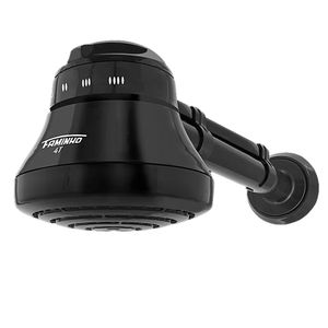 Chuveiro Elétrico 4 Temperaturas com Cano Faminho Black 220V 6800W - Fame