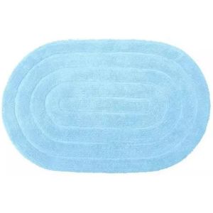 Tapete Kapazi Oval 40x60cm Allegro Azul Claro