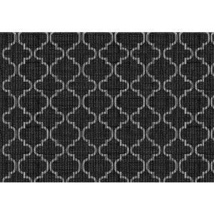 Passadeira Kapazi 43cmx65cm Tropical Arabe Preto