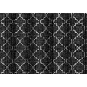 Passadeira Kapazi 43cmx65cm Tropical Arabe Preto