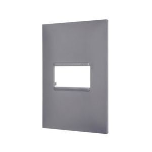 Placa com 1 Posto 4X2 Pial Plus Cinza - 618501CZ - Legrand