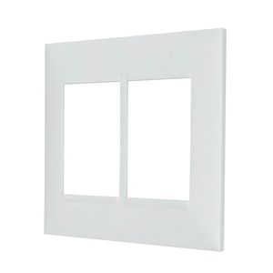 Placa 4X4 com Postos 3+3 Pial Plus Branca - 618516BC - Legrand