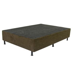 Box para Colchão Casal Spring Flex Marrom 188X138X30CM - Bonsono