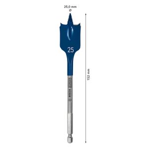 Broca Chata para Madeira SelfCut Speed Expert 25x152MM - 2608900322 - Bosch