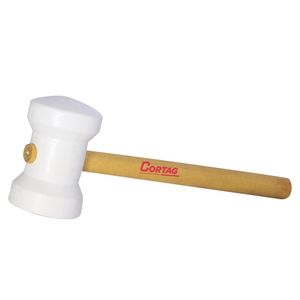 Martelo De Borracha Cortag Branco 60Mm