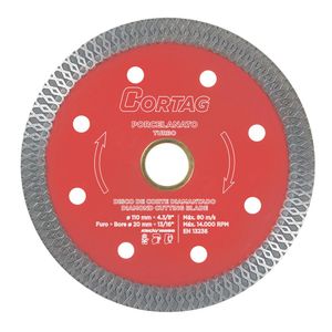 Disco De Corte Cortag Diamantado Ø230 X 22,2 Porcelanato Best Quality