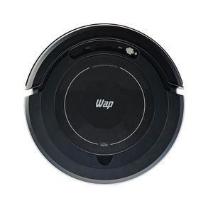Robô Aspirador Wap ROBOT W100 com 3 Modos de Limpeza Preto Bivolt