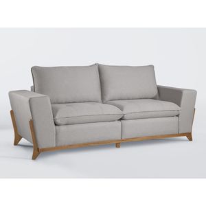 Sofá Living 220cm Bege 3030 Lv030 Leodecor