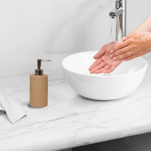 Dispenser para Sabão em Poliresina Nude - ECO3171 - Hasiera