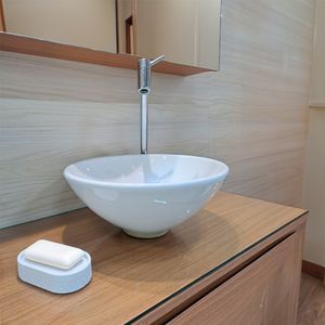 Porta Sabonete em Poliresina Branco - ECO3167 - Hasiera