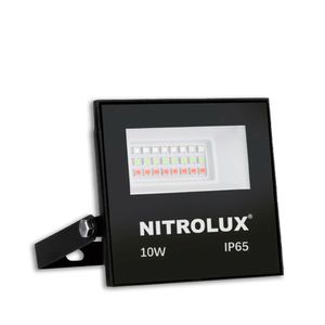 Refletor LED Slim LR 10W RGB Preto - 5949 - Nitrolux