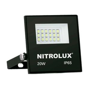 Refletor LED Slim LV01 20W Luz Verde Preto - 5952 - Nitrolux