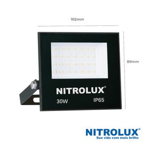 Refletor Led Slim 30W 6500K LB-01 Nitrolux