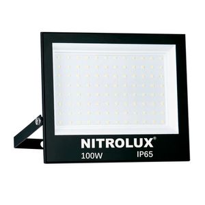Refletor LED Slim LB01 100W Luz Branca 6500K Preto - 5957 - Nitrolux