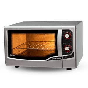 Forno Elétrico de Bancada com Aviso Sonoro Gourmet Grill 44L 220V 1775W Prata  - Fischer